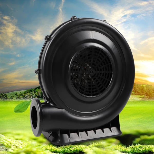 Blæser/Ventilator til oppustelige & hoppeborg - F-64 Radialblæser - 220 V - 250 W - Højtryk - Kontinuerlig drift - Sort