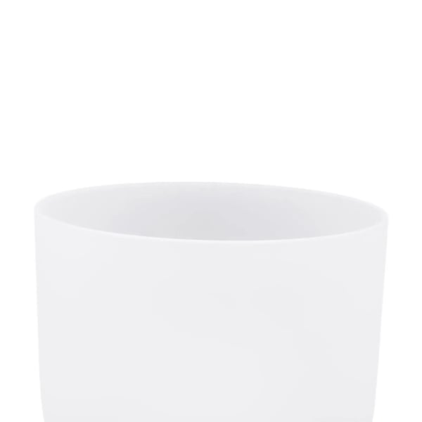 Hjerteformet krystal syngeskål - Frostet kvarts - 20 cm diameter - Perfekt klang - Til meditation - Med gummiring