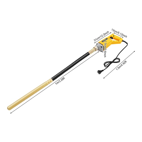 Betonvibrator - Håndholdt - 600W - 220V - 4500 o/min - Materiale: plast/kobber/jern/gummi