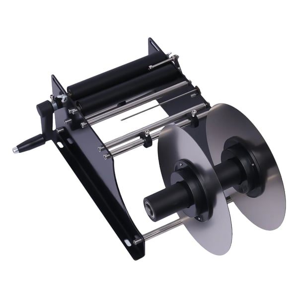 Flasketiketteringsmaskine - MT-30 - Til runde flasker - Justerbar - Manuel - Sort