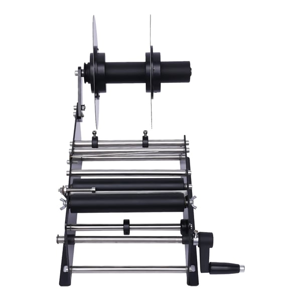 Flasketiketteringsmaskine - MT-30 - Til runde flasker - Justerbar - Manuel - Sort
