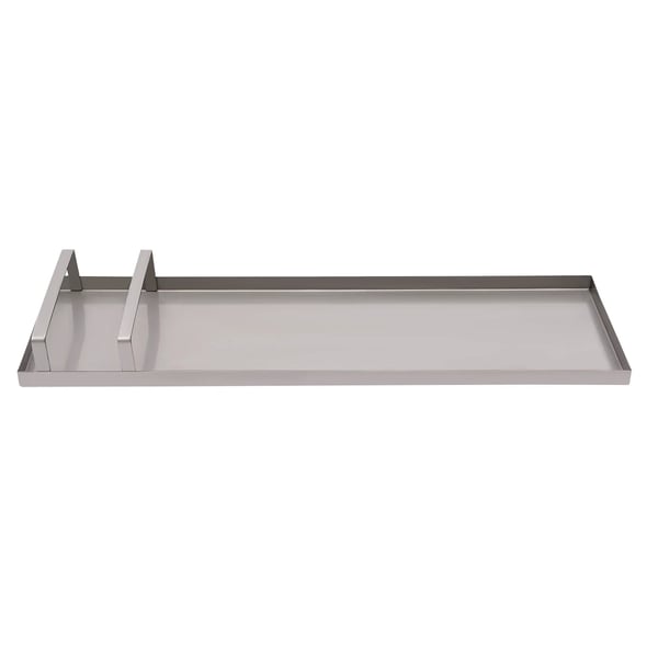 Knæbrætter til beton - glidebrætter - Rustfrit stål - 70×20 cm - 1,2 mm - 50 kg pr. bræt - 2 stk. - Rød