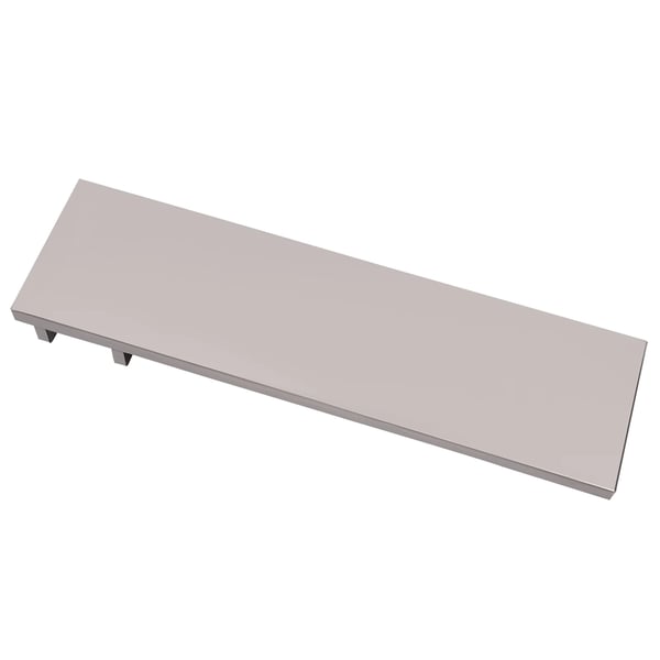 Knæbrætter til beton - glidebrætter - Rustfrit stål - 70×20 cm - 1,2 mm - 50 kg pr. bræt - 2 stk. - Rød