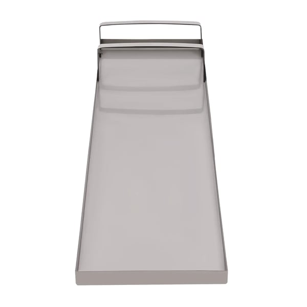 Knæbrætter til beton - glidebrætter - Rustfrit stål - 70×20 cm - 1,2 mm - 50 kg pr. bræt - 2 stk. - Rød