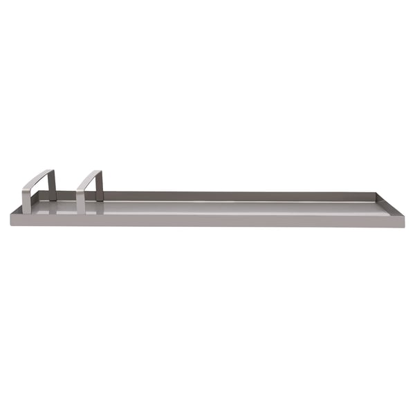 Knæbrætter til beton - glidebrætter - Rustfrit stål - 70×20 cm - 1,2 mm - 50 kg pr. bræt - 2 stk. - Rød