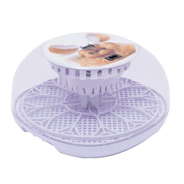 Rugemaskine - Automatisk æggeinkubator - 12 æg - Temperatur 20–50 °C - ≤35 W - AC195–245 V - PC-plast, silikone varmelegeme