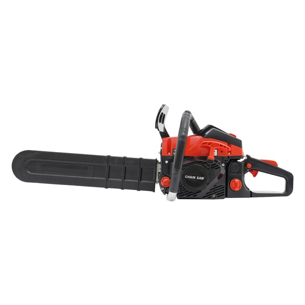 Benzinkædesav - Motorsav - Håndholdt - 58 cm³ - 2,2 kW - Rød