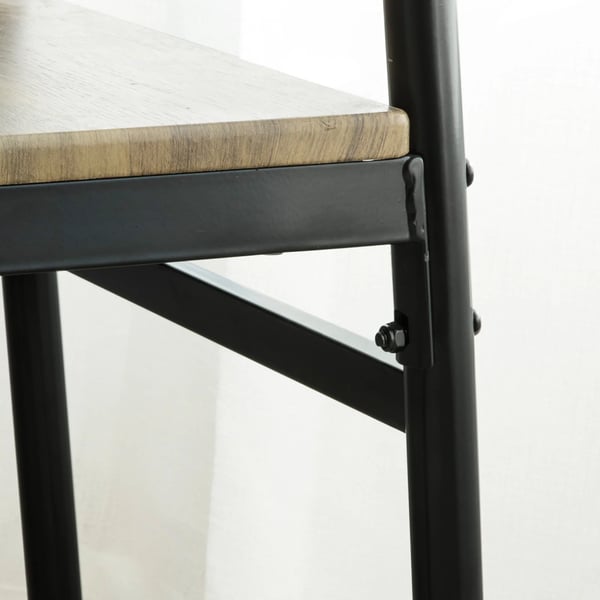 Spisebordsstole i træ - FST72-Nx4 4-pak - Med ryglæn - Moderne minimalistisk - Størrelse 39x42x82 cm - Uden armlæn - Samling kræves - Brun