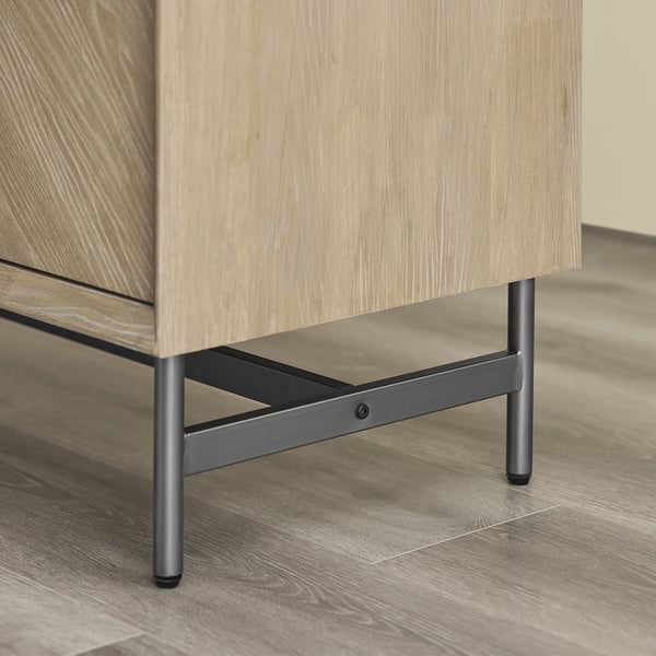 HFSB06-N - Skænk kommode - Træ - Maks belastning 49 kg - Anti-vælt sikring - Fritstående - 90x40,5x86,7 cm - Kaffebrun
