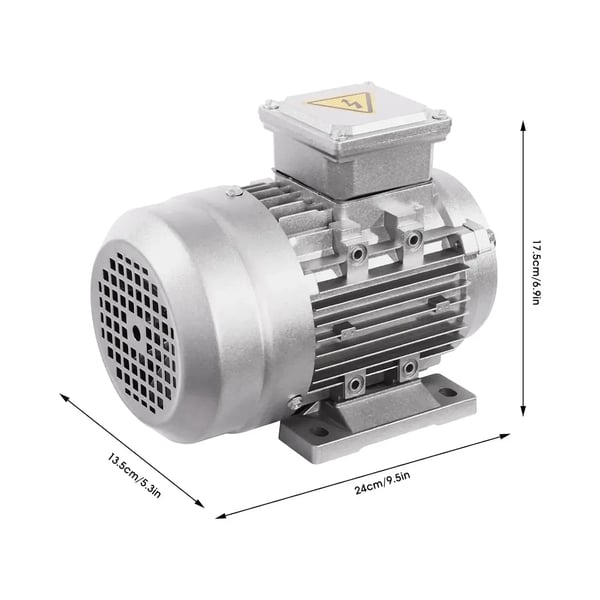 Elektrisk motor - Trefasemotor - Spænding 380 V AC - Omdrejningstal 10 omdr./min