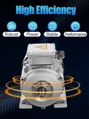Elektrisk motor - Trefasemotor - Spænding 380 V AC - Omdrejningstal 10 omdr./min