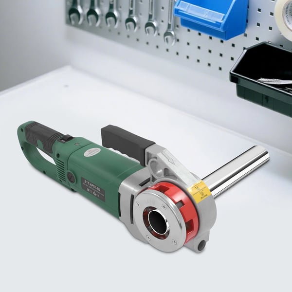 Rørgevindskærersæt - Elektrisk rørgevindskærer - 2300W - 6 gevindbakker 1,27–5,08 cm - 230V AC - 51,1×18,2 cm - 14,25 kg