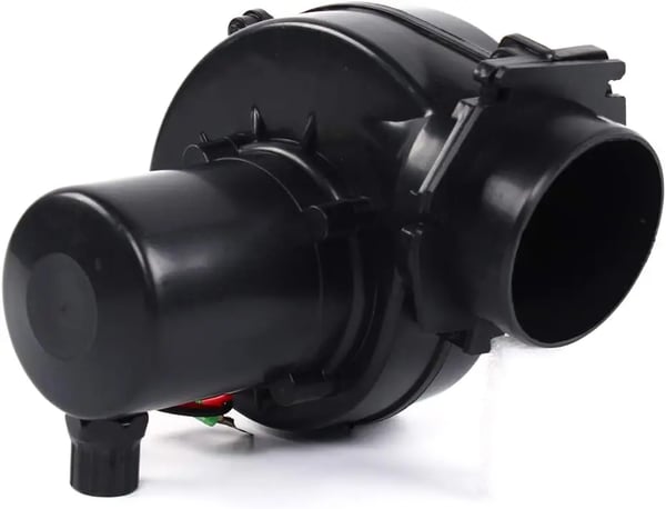 Sähköinen turboahtin - Kylmäilma-imu - Universaali autoihin & kuorma-autoihin - Lisää vääntöä/hv - Sopii 7,6 cm imuun - Musta