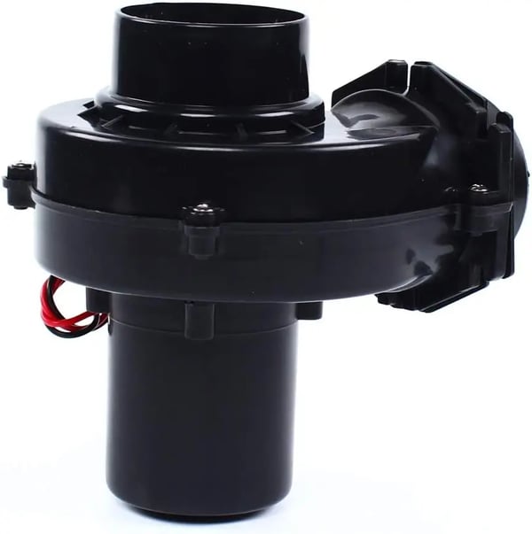 Sähköinen turboahtin - Kylmäilma-imu - Universaali autoihin & kuorma-autoihin - Lisää vääntöä/hv - Sopii 7,6 cm imuun - Musta