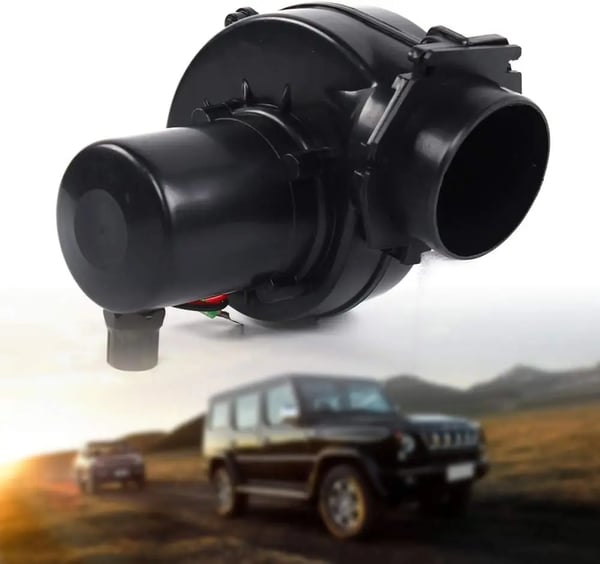 Sähköinen turboahtin - Kylmäilma-imu - Universaali autoihin & kuorma-autoihin - Lisää vääntöä/hv - Sopii 7,6 cm imuun - Musta