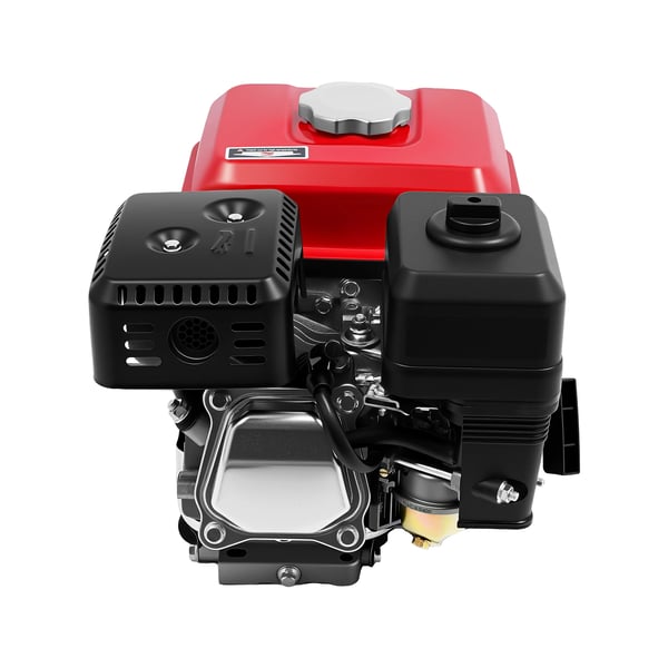 Benzinmotor til gokart - Model 170F-7.5HP - 4-takt - 7,5 hk - 4 kW - 3600 o/min - Enkeltcylindret - Luftkølet - Sort