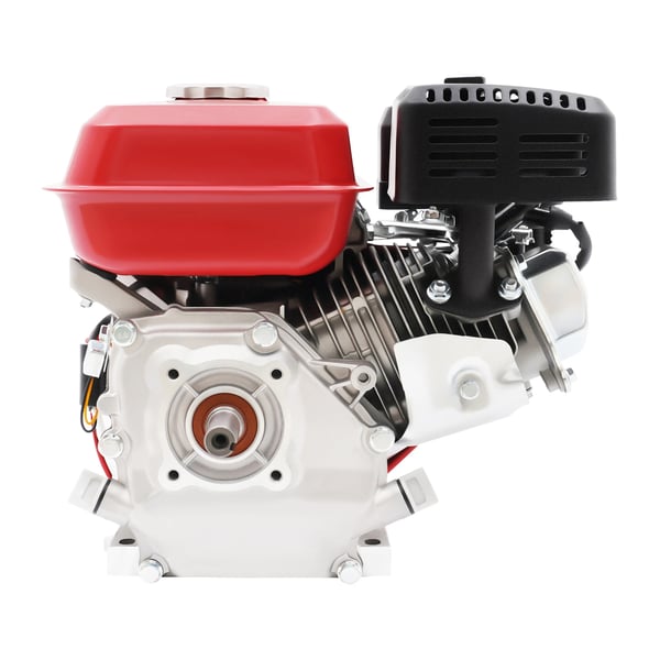 Bensiinimoottori - 170F-7.5HP - Moottorityyppi 4-tahti - Iskutilavuus 212 cc - Teho 7,5 hv / 4 kW - Ilmajäähdytteinen - Punainen