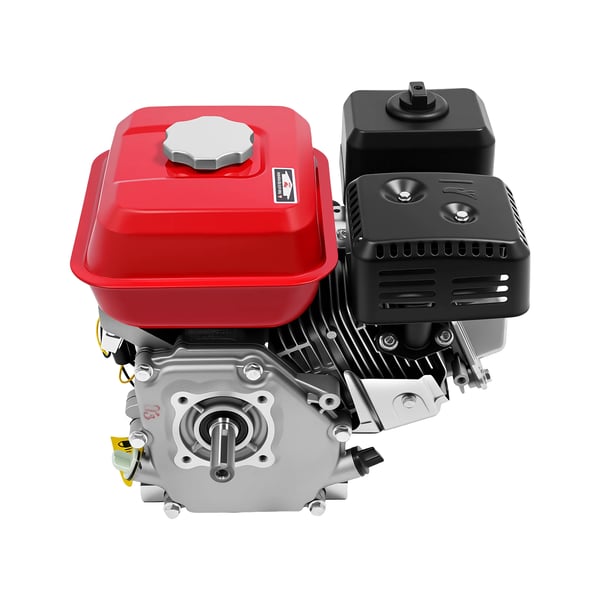 Bensiinimoottori - 170F-7.5HP - Moottorityyppi 4-tahti - Iskutilavuus 212 cc - Teho 7,5 hv / 4 kW - Ilmajäähdytteinen - Punainen