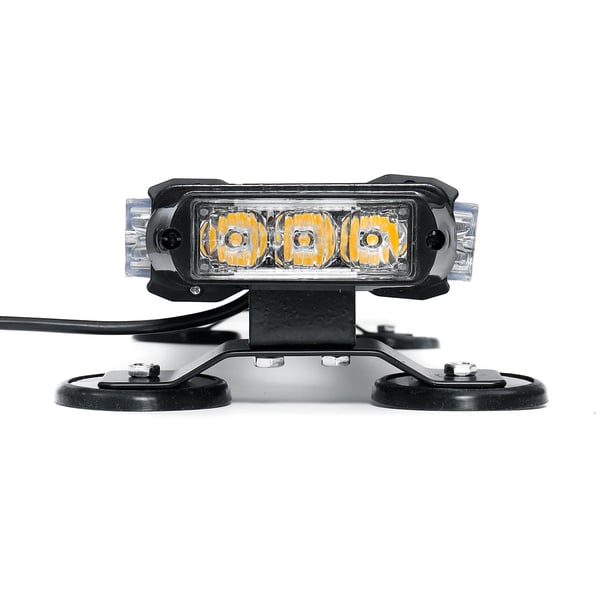 LED advarselslysbjælke - Traffic Advisor lysbjælke - Længde 53 cm - Med 42 LED - Effekt 144 W - Dobbeltsidet strobe - Vandtæt - Rav 3000 K