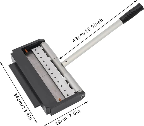 Metalbukker - Pladebukker - Manuel - 0–90° Bøjning - 45# Stål - Til stål/kobber ≤0,5 cm - Sort