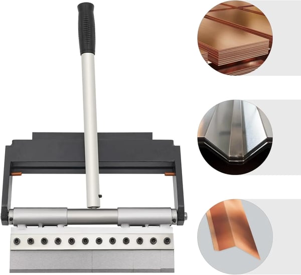 Metalbukker - Pladebukker - Manuel - 0–90° Bøjning - 45# Stål - Til stål/kobber ≤0,5 cm - Sort