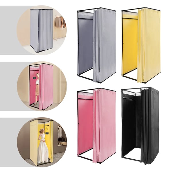 Tagvinduesgardin - Loftmontering - Lysdæmpning 41–85% - 1 Panel - Maskinvaskbar - Hampestof & Jern - Pink