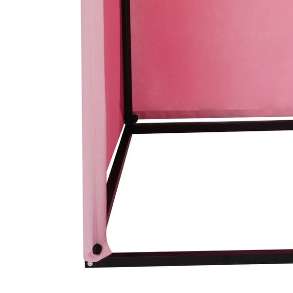 Tagvinduesgardin - Loftmontering - Lysdæmpning 41–85% - 1 Panel - Maskinvaskbar - Hampestof & Jern - Pink