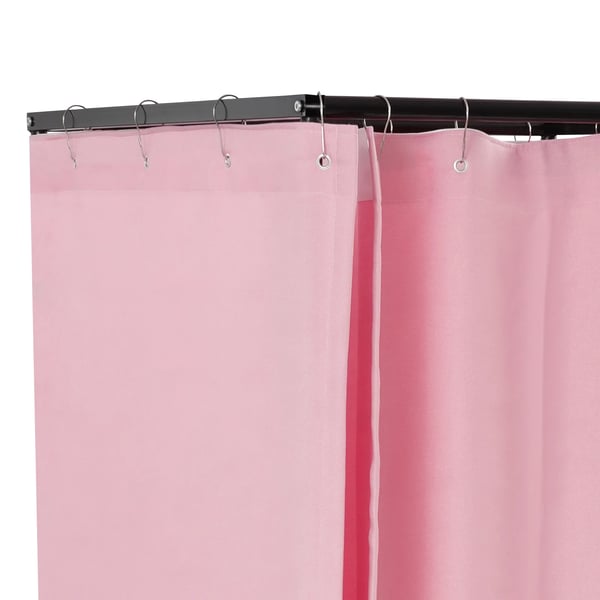 Tagvinduesgardin - Loftmontering - Lysdæmpning 41–85% - 1 Panel - Maskinvaskbar - Hampestof & Jern - Pink