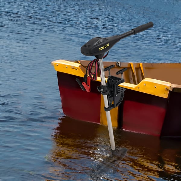 Sähköperämoottori/trollingmoottori - L40 - 12 V - F5-R2 (5 eteen/2 taakse) - Harjallinen moottori - 300 kg työntövoima - 1700 r/min - Musta