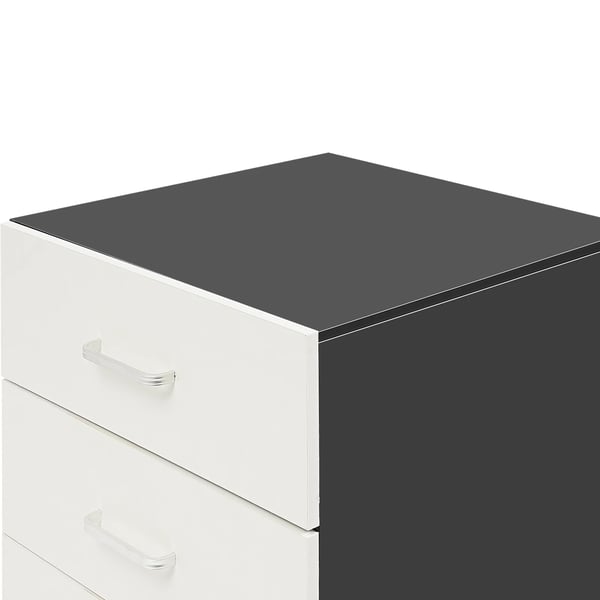 Sengebord - Natbord - 3 Skuffer - 40x40x58 cm - Moderne marokkansk design - Rummelig opbevaring - Hvid