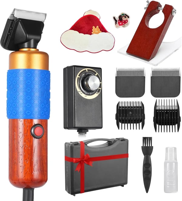 Tæppetrimmer - Elektrisk tuftningssaks - Med klippeguide - 200 W motor - Justerbar hastighed - Netstrøm (AC) - Til tuftning - Grøn/Sort