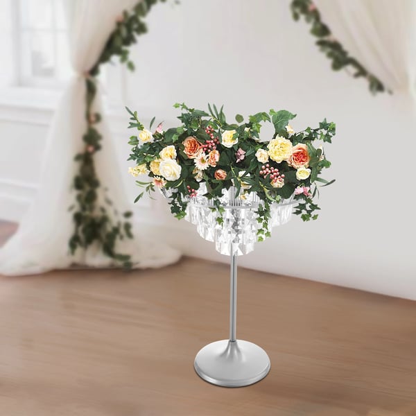 Blomsterstativ - Akryl Centerpiece til Bord - Borddekoration - Bryllupsdekoration - Fødselsdag - Guld