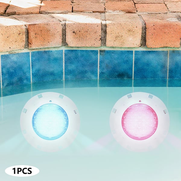 LED poollys - Undervandslampe - 36W - IP68 vandtæt - Inkl. pære - Selvstændig montering - Varm hvid