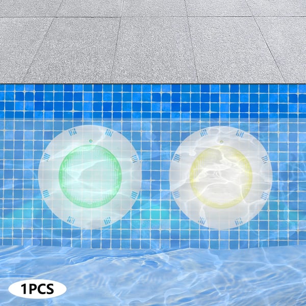 LED poollys - Undervandslampe - 36W - IP68 vandtæt - Inkl. pære - Selvstændig montering - Varm hvid