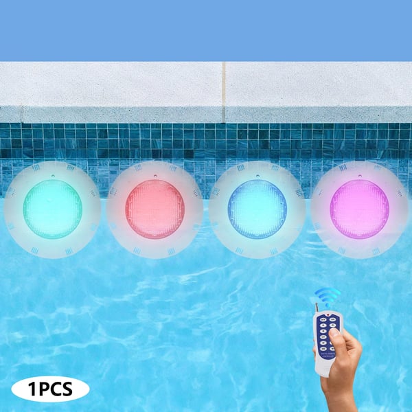 LED poollys - Undervandslampe - 36W - IP68 vandtæt - Inkl. pære - Selvstændig montering - Varm hvid