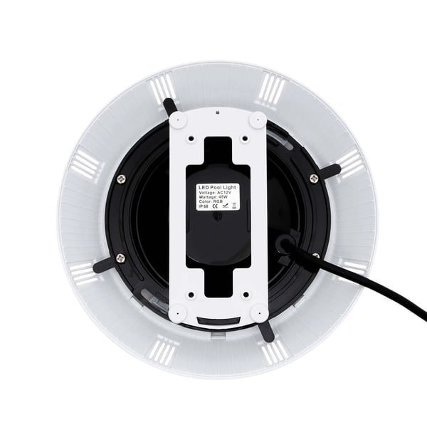 LED poollys - Undervandslampe - 36W - IP68 vandtæt - Inkl. pære - Selvstændig montering - Varm hvid