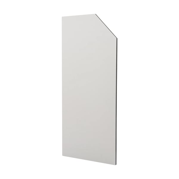 Urinal/Pissoir-skærm - Vægmonteret skillevæg - 40 x 90 cm - Affasede kanter - Privatliv - Hvid