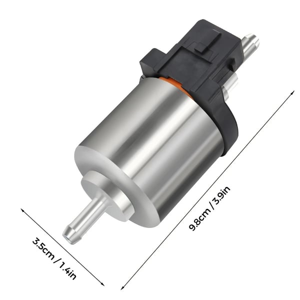 Brændstofpumpe til diesel parkeringsvarmer - 12V - 2 kW kompatibel - Ultra støjsvag - Flow 18,5 ml - Til bilens luftvarmer - Sort