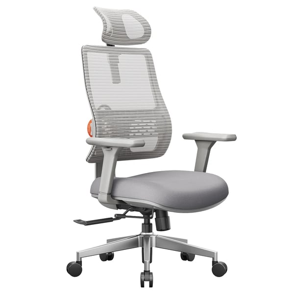 Ergonomisk kontorstol - MAGICH003 - Selvfølgende ryglæn - Adaptiv lændestøtte - Justerbar nakkestøtte 13 cm - Max 136 kg - Armygrøn Ergonomisk kontorstol - MAGICH003 - Selvfølgende ryglæn - Adaptiv lændestøtte - Justerbar nakkestøtte 13 cm - Max 136 kg - Armygrøn