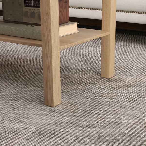 Soffbord - Kaffebord - Rektangulär - Trä - Med Förvaring - Minimalistisk Modern Stil - Mått 90x45x44,5 cm - Montering Krävs - Beige
