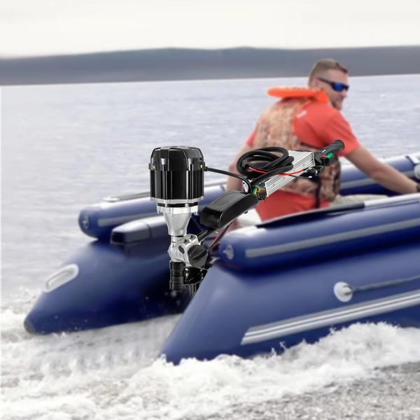 Bådmotor - Elektrisk påhængsmotor - 48V 1000W børsteløs - 5 hk - Elstart - 4800 o/min - Propel medfølger