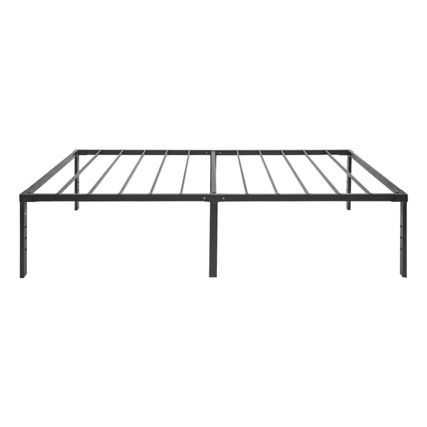 Sengeramme - Platforms-sengeramme - Sammenklappelig - Høj model - Lamelbund - Jern - Til enkelmadras <100 cm - Bæreevne 299 kg