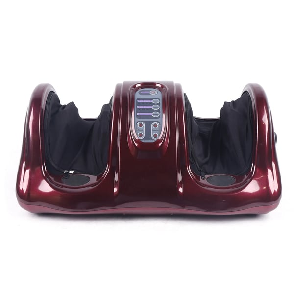 Fodmassageapparat - Elektrisk Shiatsu - Varme - Tre Hastigheder - Æltning - Rulning - Tryk - EU-stik 220 V
