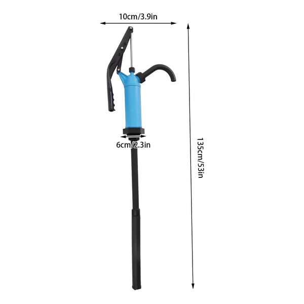 Tromlepumpe - Elektrisk tøndepumpe - Flow 16–18 l/min - Til 20–208 l tønder (5–55 gallon) - EU-stik - 3 V - CE