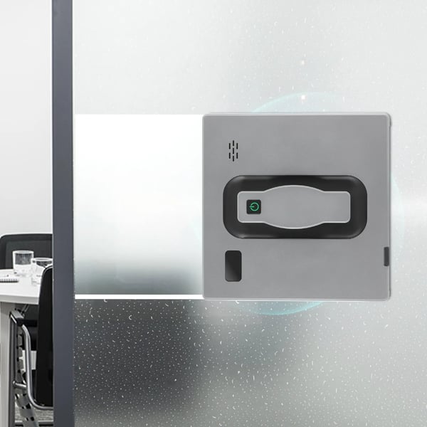 Vinduesrobot - Automatisk - Kraftig Sugekraft - Fjernbetjening - Faldsikring - Svampeskraber - Hvid