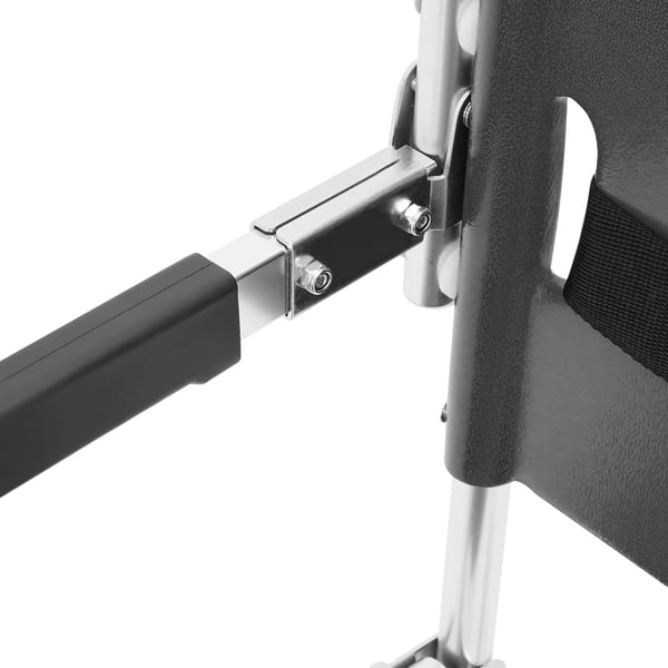 Evakueringsstol til trapper - Foldbar transportstol i aluminiumslegering - Universelle hjul - Trappeklatrer - Forflytning af handicappede - Sort