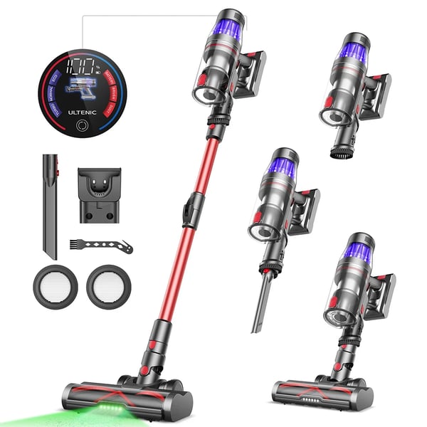 Johdoton varsi-imuri - U16 Flex - Imuteho 45000 Pa - Käyttöaika 60 min - Teho 550 W - Joustava 180° nivel - Takertumaton harja - Valkoinen