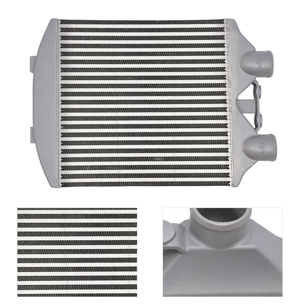 Intercooler / Ladeluftkøler - Frontmonteret FMIC - Til Turbomotor - Grå