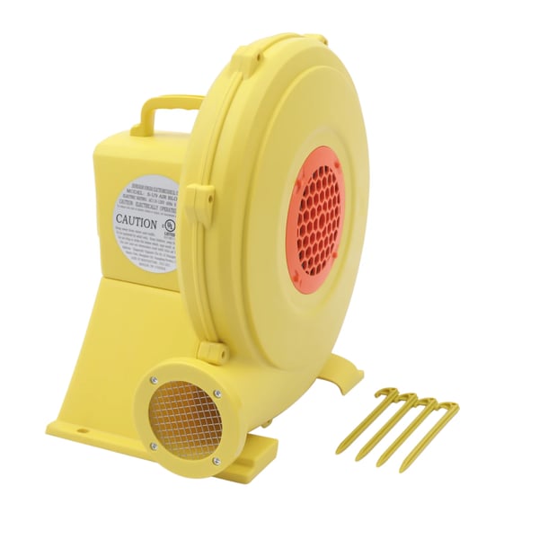 Luftblæser til hoppeborge & oppustelige - X11 kommerciel blæser - 950 W - 220 V AC - 2200 Pa - 680 m³/h - Gul