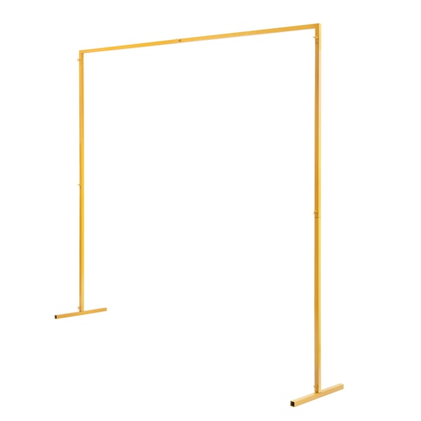 Bryllupsbue - Baggrundsstativ - Jernramme - Størrelse L - 110,5 × 24,5 × 7,3 cm - Gul